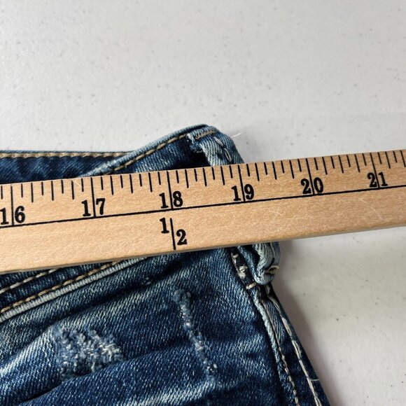 Silver Jeans Blue Boyfriend Jeans Distressed - Picture 9 of 11